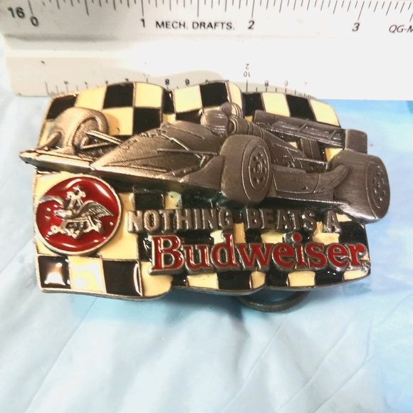 USA VTG Belt Buckle 1992 Budweiser Anheuser Busch Mint Condition - Picture 9 of 12